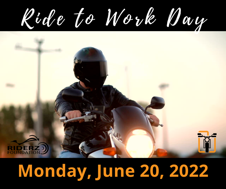 Monday, June 20th is Ride to Work day nationwide. This is an extra-special annual showing of the goodness of motos for commuting. If you ride, let’s help advocate and support the use of motorcycles, groms, dirt bikes. scooters, rucks & mopeds for transportation. Let’s get the community out on two-wheels on this day nationwide!